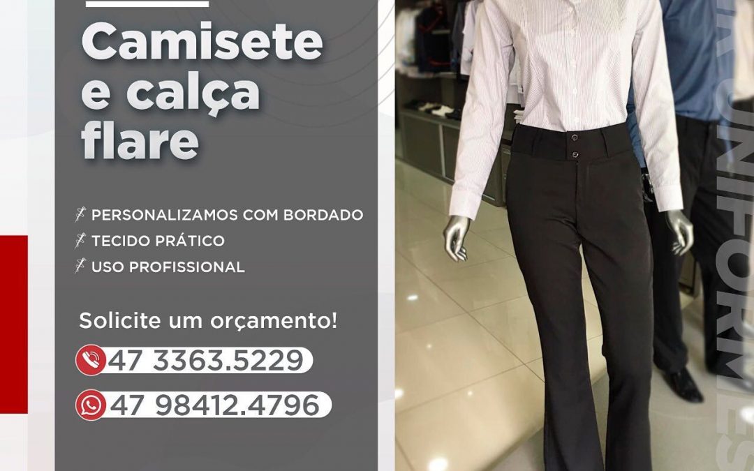 Camisa e Calça Flare