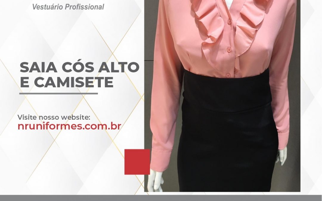 Saia Cós Alto e Camisete